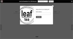 Desktop Screenshot of leaftea.com.au